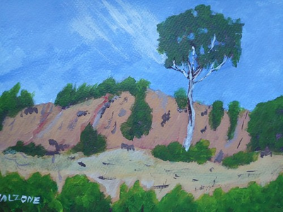 #ad #ad Impressionism 11x14 Wilpena Pound Australia Signed Modern Art Painting $89.00