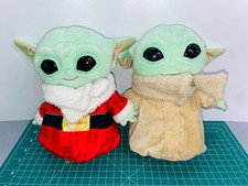 Star Wars Mandalorian The Child Plush Toy Grogu Baby Yoda 11" Mattel Lot of 2