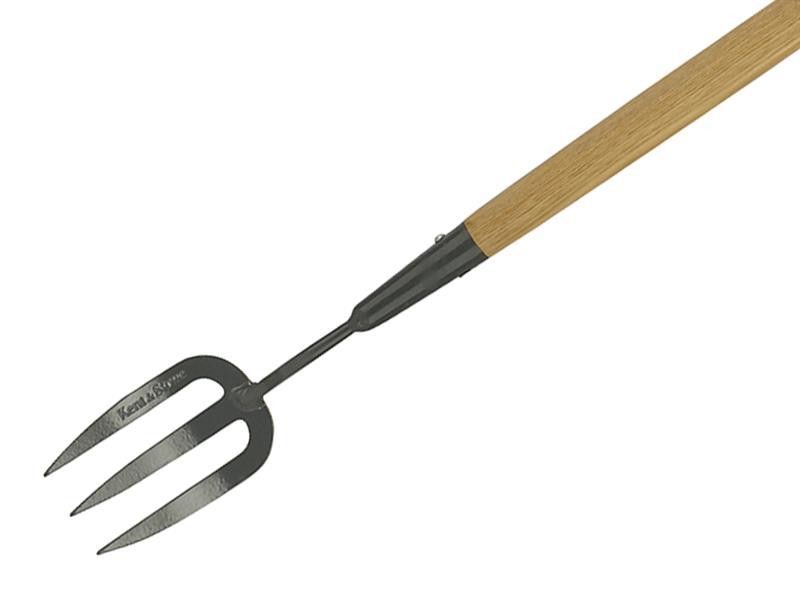 Kent & Stowe Carbon Steel Long Handled Fork, FSC® K/S70100222 - Image 2