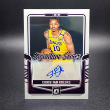 2024-25 PANINI DONRUSS OPTIC CHRISTIAN KOLOKO #SS-KOL AUTO LAKERS