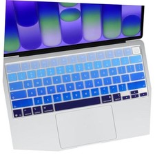 Keyboard Cover for 2026 2026 Macbook Neo/Air 13 15/Pro 14 16 Ombre Blue
