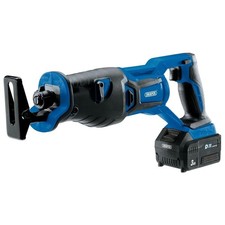 Image of Draper D20 20V Brushless Reciprocating Saw 3Ah Battery Fast Charger Kit UK