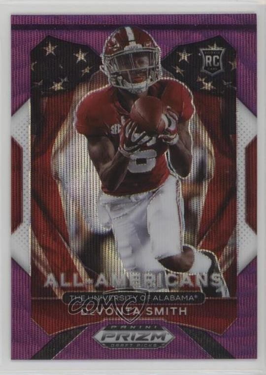 2021 Prizm Draft Picks All-American Purple Wave DeVonta Smith Rookie RC 1b3w