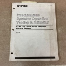 CAT Caterpillar EC-15 MICROCOMMAND CONTROL SYSTEM SOTA SERVICE MANUAL FORKLIFT