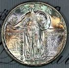 1928-P FH PRISTINE+ GEM BU MS STANDING LIBERTY QUARTER DC307 FROM MATTHEWS HOARD