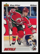 Bruce Driver 1991-92 Upper Deck #292 New Jersey Devils Hockey Card