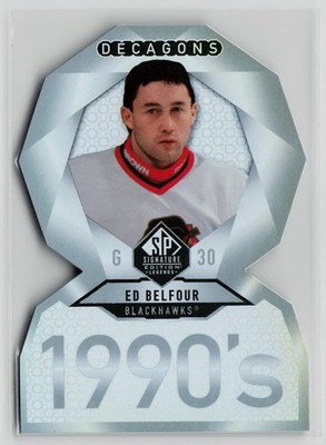 Ed Belfour - 2020-21 SP Signature Legends Decagons #DC-71 Chicago Blackhawks