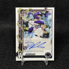 2025 Topps Holiday Baseball MLB Dalton Rushing Autographed Card Rookie RC auto D