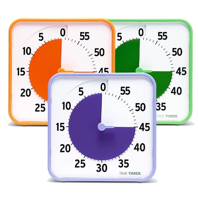 8 Inch Learning Center Classroom Set   60 Minute Visual Timer for Kids with D...