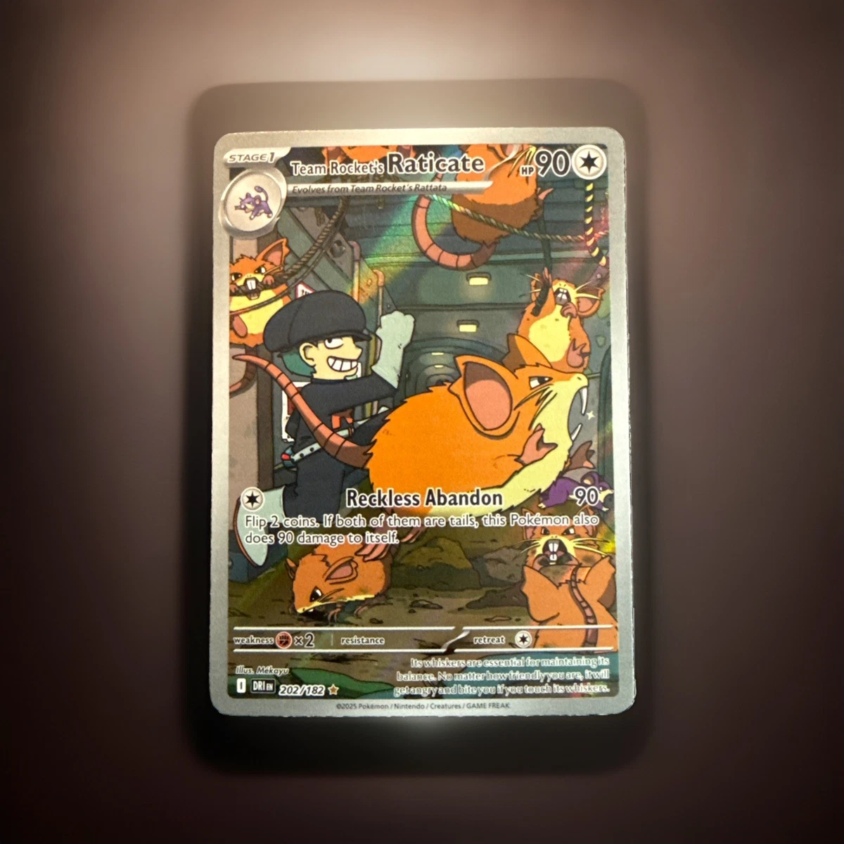 Team Rocket's Raticate 202/182 Sv10: Destined Rivals for sale | eBay