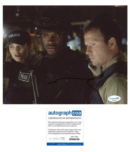 Donnie Wahlberg "Saw II" AUTOGRAPH Signed 'Det. Eric Matthews' 8x10 Photo D ACOA