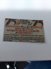 Notgeldblatt, Oberammergau,1921,