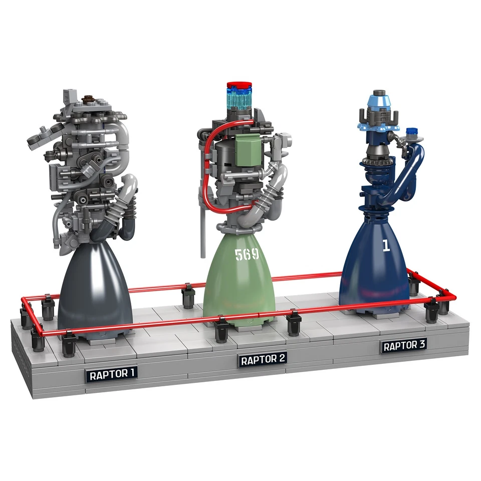 Mould King 10247 Rocket Raptor Engine Model Building Block Toy Collectibles - Image 2 of 4