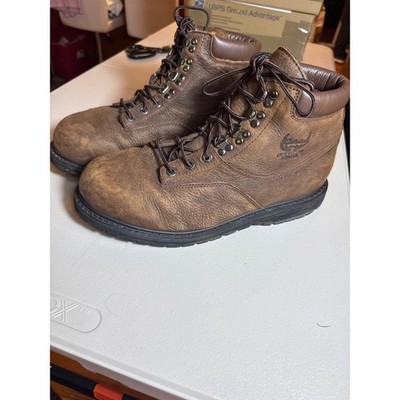 Cabelas Outfitter Series Men 13 EEEE Brown Leather Gore-Tex Hiking Boots 81-0073