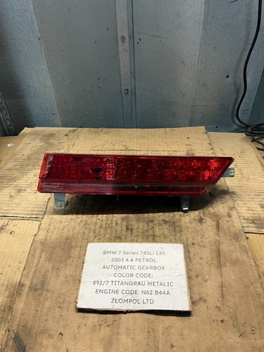 BMW 7er E65 2003 4.4P - Off Side Heck Innen Heckklappe Leuchte Lampe 8379689
