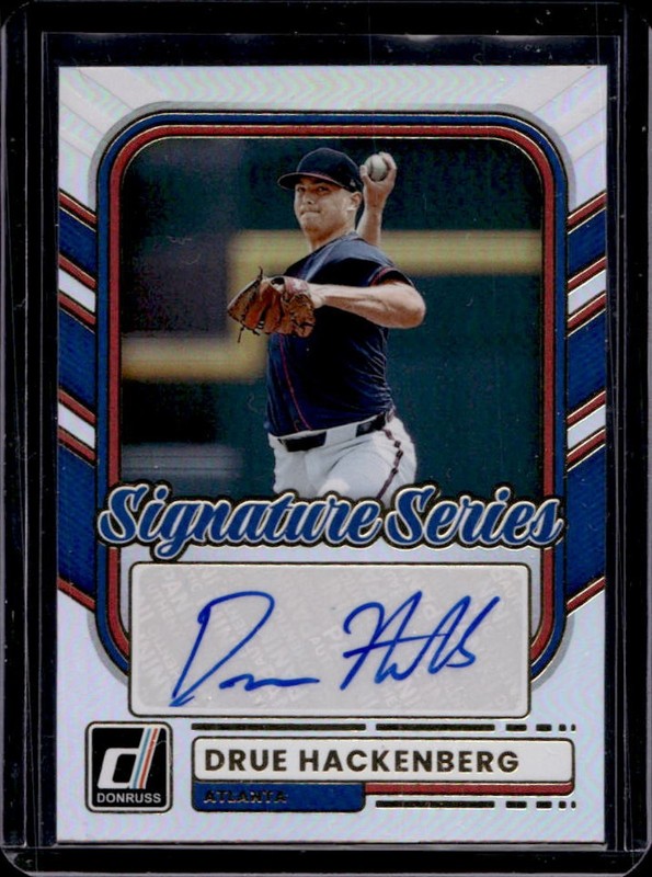 2026 Panini Donruss Drue Hackenberg Signature Series Auto #SS-DH Braves