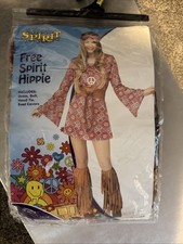 Hippie Halloween Costume from Spirit Adult Dress Women  s M/L