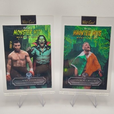 Wild Card Monster Hunt MMA 2-Card Lot Mike Tyson Monster Hit Conor McGregor