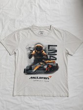 Produktbild - Hollister x McLaren F1 Team T-Shirt Lando Norris LN4 weiß Gr. S relaxed fit