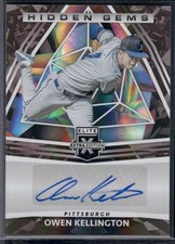 2022 Elite Extra #HG-OK Owen Kellington Hidden Gems Signatures Black