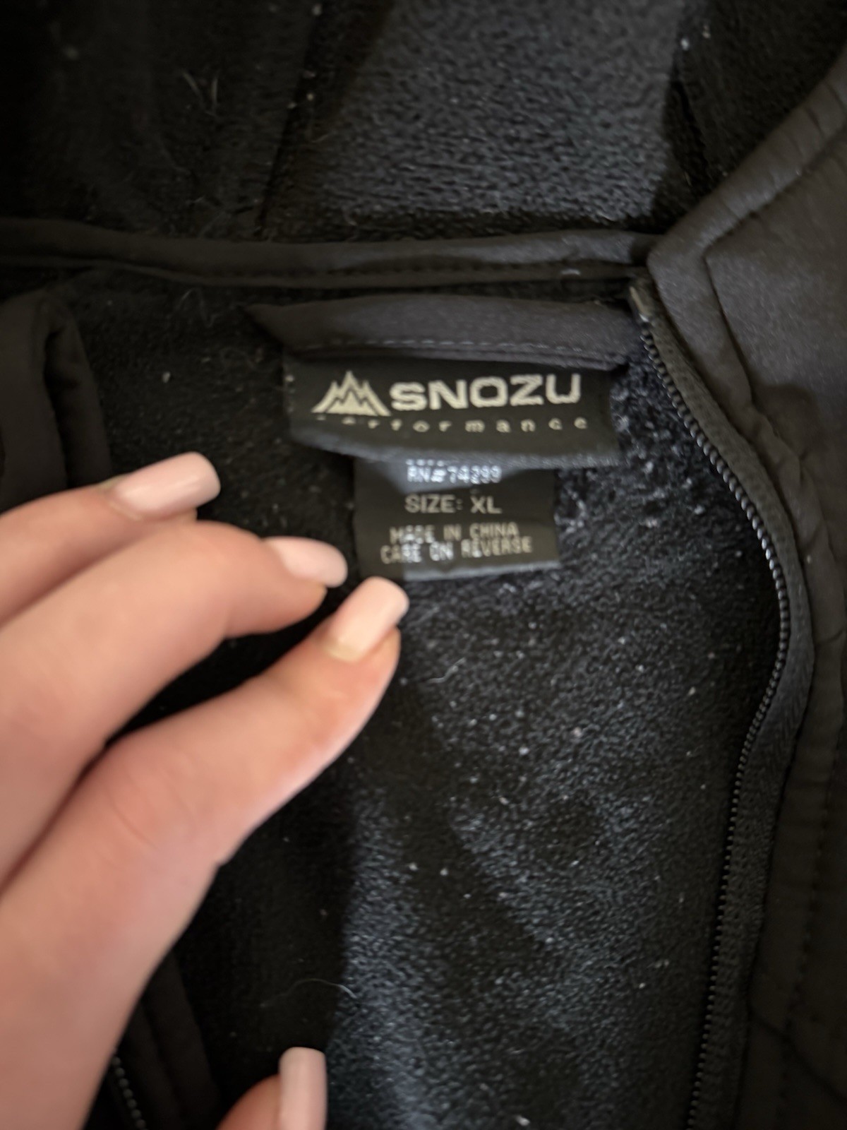 Snozu Performance Hooded Softshell Jacket XL Blac… - image 7