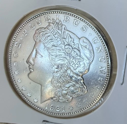 1921-S USA Morgan Dollar  .90 Silver - Uncertified/Unrated AU - KM 110