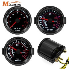 52mm Water Temp Oil Pressure Gauge Boost Gauge Bar/Psi Voltmeter Meter Universal