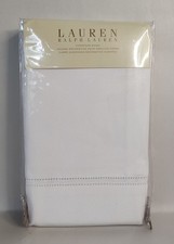 Ralph Lauren - Classic Hemstitch - European Sham - 100 Cotton - White - NIP