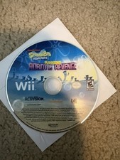 SpongeBob SquarePants: Plankton's Robotic Revenge Nintendo Wii Disc Only Tested