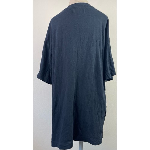 Free People Beach Black T-Shirt Oversized Mini Dress Women's Size XS/TP - Picture 3 of 3