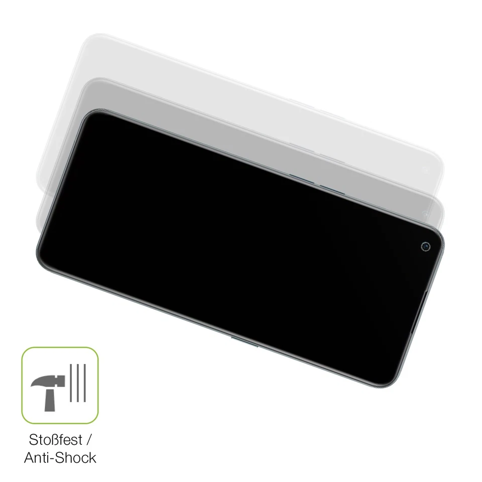 2x Full Cover matte Film for OnePlus Nord CE 2 5G Screen Protector Anti-Shock - Image 4 of 4