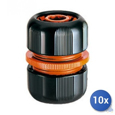 10x Claber SPA 8620 Schlauch Reparaturgerät 5.8-3.4 Schwarz Kunststoff