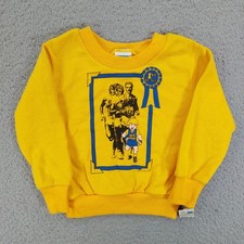 Vintage 80s Garanimals Athlete Track  Field Sweatshirt Kids Toddler Size 2T NWT