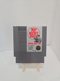 Golgo 13 Top Secret Episode NES 1988 Authentic OEM Nintendo Rental Case