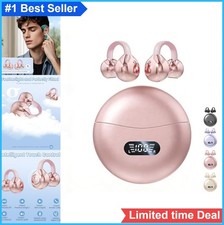 Clip on Earbuds Open Ear Wireless Bluetooth 5.4 with Mic 60H Playtime Noise