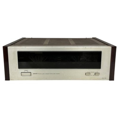 DENON POA-1500 Stereo Power Amplifier As-Is Junk Power On Tested For Parts