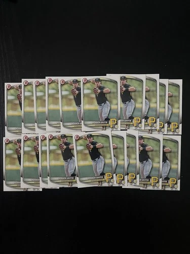 KONNOR GRIFFIN 19 Baseball Cards Pittsburgh Pirates Bowman Draft 2025 Paper Lot