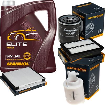 DENCKERMANN Inspektionspaket MANNOL Elite 5W-40 5L für KIA Proceed 1.0 T-GDi