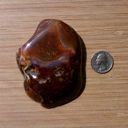Quartz Crystal Geode Slice Display Stone Polished Rock Slice Brown Agate Edges - Picture 3 of 8