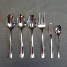 6 Piece Oneida Stainless AVERY Serving Set/Hostess Set