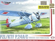 1/48 WW2 Fighter : PZL/KTF P.24A/C  [Turkey] #48105 : MIRAGE HOBBY