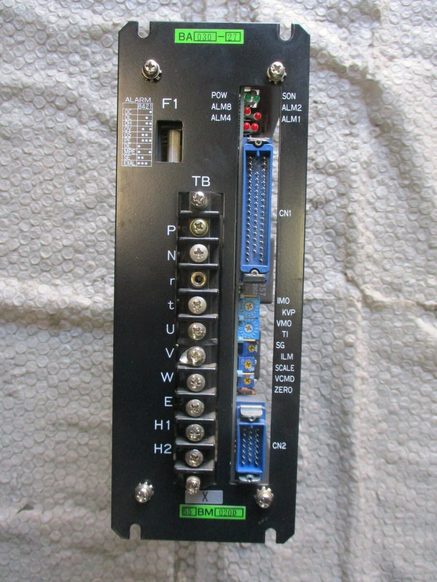 SANYO DENKI 65BA030VXT27 BL Super Servo Amplifier Sanyo 65BM020D