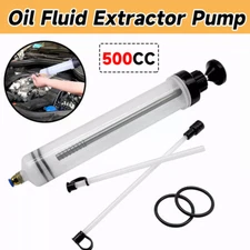 500CC Large Oil Suction Filler Fluid Transfer Syringe Gun Manual Pump Extractor
