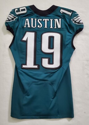 19 Miles Austin of Philadelphia Eagles NFL Game Issued Home Jersey