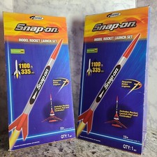 2 Brand New Snap-On Tools Model Rocket Launch Set LAUNCHER W/ CONTROLLER