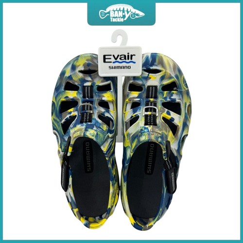 Shimano Evair Marine Fishing Shoe Yellow Camo Anti Slip Ergonomic Ultra Light
