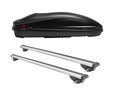 DACHBOX SPARK 400+ DACHTRÄGER FARAD ALUM. FORD S-MAX AB 2015 MIT RELING