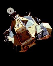 APOLLO 17 LUNAR MODULE IN SPACE 8x10 GLOSSY PHOTO PRINT