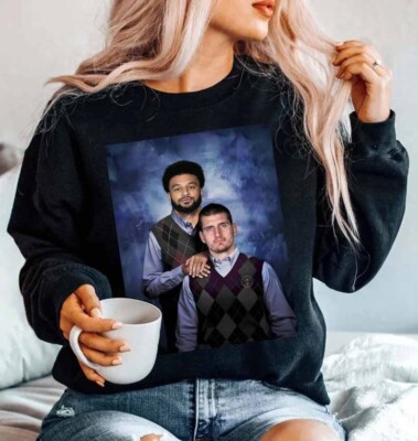 Nikola Jokic Jamal Murray Denver Nuggets Vintage Sweatshirt, Denver Nuggets