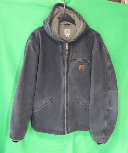 CARHARTT J141 BLACK SIERRA SHERPA LINED 